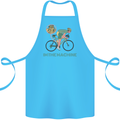 Cycling I'm the Machine Cyclist Funny Cotton Apron 100% Organic Turquoise