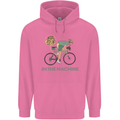 Cycling I'm the Machine Cyclist Funny Mens 80% Cotton Hoodie Azelea