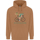 Cycling I'm the Machine Cyclist Funny Mens 80% Cotton Hoodie Caramel Latte
