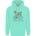 Cycling I'm the Machine Cyclist Funny Mens 80% Cotton Hoodie Peppermint