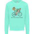 Cycling I'm the Machine Cyclist Funny Mens Sweatshirt Jumper Peppermint