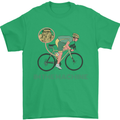 Cycling I'm the Machine Cyclist Funny Mens T-Shirt Cotton Gildan Irish Green