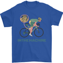 Cycling I'm the Machine Cyclist Funny Mens T-Shirt Cotton Gildan Royal Blue
