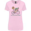Cycling I'm the Machine Cyclist Funny Womens Wider Cut T-Shirt Light Pink