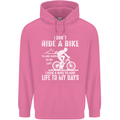 Cycling Life To Days Funny Cyclist Bicycle Childrens Kids Hoodie Azalea