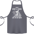 Cycling Life To Days Funny Cyclist Bicycle Cotton Apron 100% Organic Steel