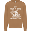 Cycling Life To Days Funny Cyclist Bicycle Mens Sweatshirt Jumper Caramel Latte