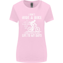 Cycling Life To Days Funny Cyclist Bicycle Womens Wider Cut T-Shirt Light Pink
