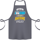Cycling Looking at an Awesome Cyclist Cotton Apron 100% Organic Steel