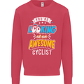 Cycling Looking at an Awesome Cyclist Mens Sweatshirt Jumper Heliconia