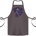 Cycling Mountain Bike Bicycle Cyclist MTB Cotton Apron 100% Organic Dark Grey