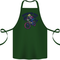 Cycling Mountain Bike Bicycle Cyclist MTB Cotton Apron 100% Organic Forest Green