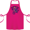 Cycling Mountain Bike Bicycle Cyclist MTB Cotton Apron 100% Organic Pink