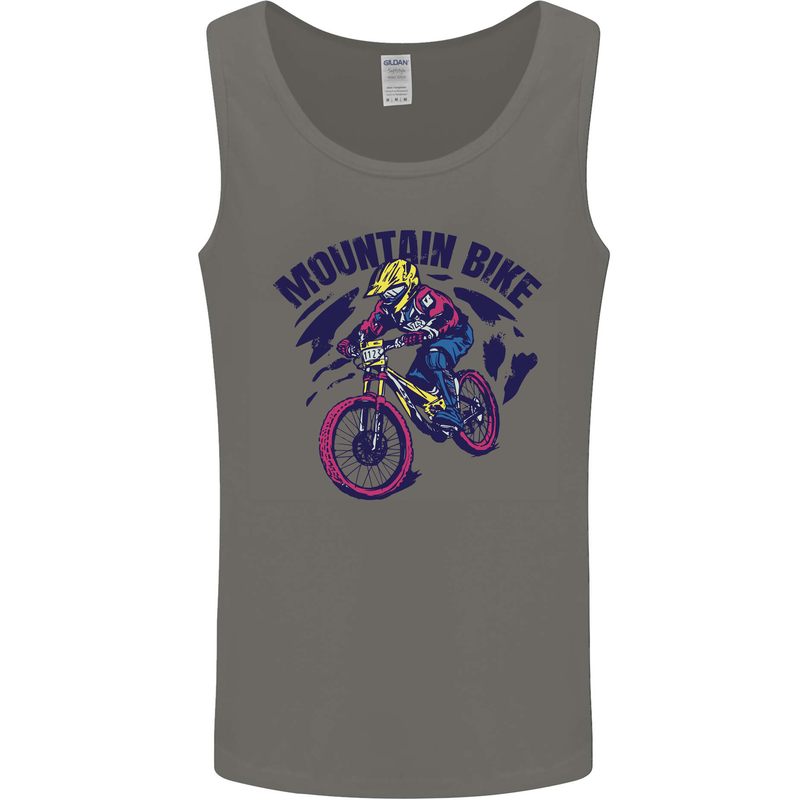 Cycling Mountain Bike Bicycle Cyclist MTB Mens Vest Tank Top Charcoal