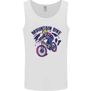 Cycling Mountain Bike Bicycle Cyclist MTB Mens Vest Tank Top White