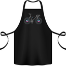 Cycling Music Cyclist Funny Bicycle Bike Cotton Apron 100% Organic Black