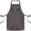 Cycling Music Cyclist Funny Bicycle Bike Cotton Apron 100% Organic Dark Grey