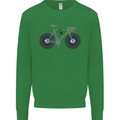 Cycling Music Cyclist Funny Bicycle Bike Kids Sweatshirt Jumper Irish Green