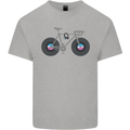Cycling Music Cyclist Funny Bicycle Bike Kids T-Shirt Childrens Sports Grey