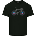 Cycling Music Cyclist Funny Bicycle Bike Mens Cotton T-Shirt Tee Top Black