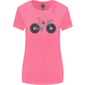 Cycling Music Cyclist Funny Bicycle Bike Womens Wider Cut T-Shirt Azalea