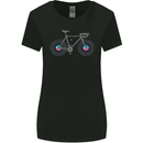 Cycling Music Cyclist Funny Bicycle Bike Womens Wider Cut T-Shirt Black