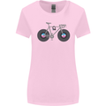 Cycling Music Cyclist Funny Bicycle Bike Womens Wider Cut T-Shirt Light Pink