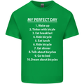 Cycling My Perfect Day Cyclist Bicycle Kids T-Shirt Childrens Irish Green