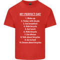 Cycling My Perfect Day Cyclist Bicycle Kids T-Shirt Childrens Red