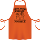 Cycling No Explanation Is Necessary Cyclist Cotton Apron 100% Organic Orange
