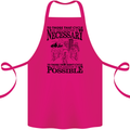 Cycling No Explanation Is Necessary Cyclist Cotton Apron 100% Organic Pink