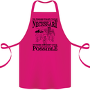 Cycling No Explanation Is Necessary Cyclist Cotton Apron 100% Organic Pink
