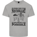 Cycling No Explanation Is Necessary Cyclist Kids T-Shirt Childrens Sports Grey