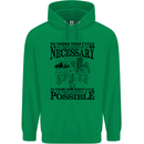 Cycling No Explanation Is Necessary Cyclist Mens 80% Cotton Hoodie Irish Green
