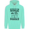 Cycling No Explanation Is Necessary Cyclist Mens 80% Cotton Hoodie Peppermint