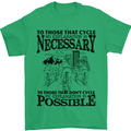 Cycling No Explanation Is Necessary Cyclist Mens T-Shirt Cotton Gildan Irish Green
