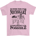 Cycling No Explanation Is Necessary Cyclist Mens T-Shirt Cotton Gildan Light Pink