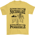 Cycling No Explanation Is Necessary Cyclist Mens T-Shirt Cotton Gildan Yellow
