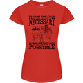 Cycling No Explanation Is Necessary Cyclist Womens Petite Cut T-Shirt Red