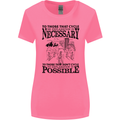 Cycling No Explanation Is Necessary Cyclist Womens Wider Cut T-Shirt Azalea