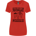 Cycling No Explanation Is Necessary Cyclist Womens Wider Cut T-Shirt Red
