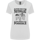 Cycling No Explanation Is Necessary Cyclist Womens Wider Cut T-Shirt White