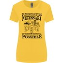 Cycling No Explanation Is Necessary Cyclist Womens Wider Cut T-Shirt Yellow