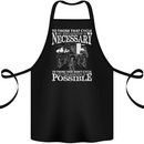 Cycling No Explanation Necessary Cyclist Cotton Apron 100% Organic Black