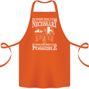 Cycling No Explanation Necessary Cyclist Cotton Apron 100% Organic Orange
