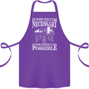 Cycling No Explanation Necessary Cyclist Cotton Apron 100% Organic Purple