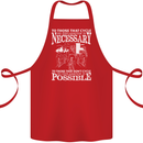 Cycling No Explanation Necessary Cyclist Cotton Apron 100% Organic Red