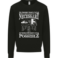 Cycling No Explanation Necessary Cyclist Kids Sweatshirt Jumper Black