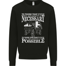 Cycling No Explanation Necessary Cyclist Kids Sweatshirt Jumper Black