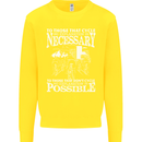 Cycling No Explanation Necessary Cyclist Kids Sweatshirt Jumper Yellow